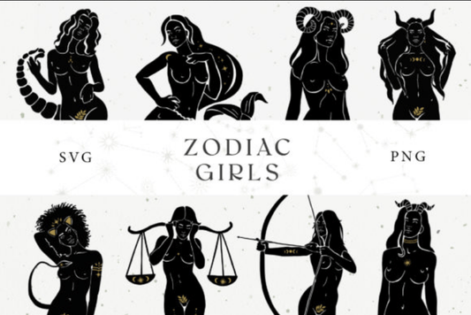 Zodiac Sign Clipart Girls