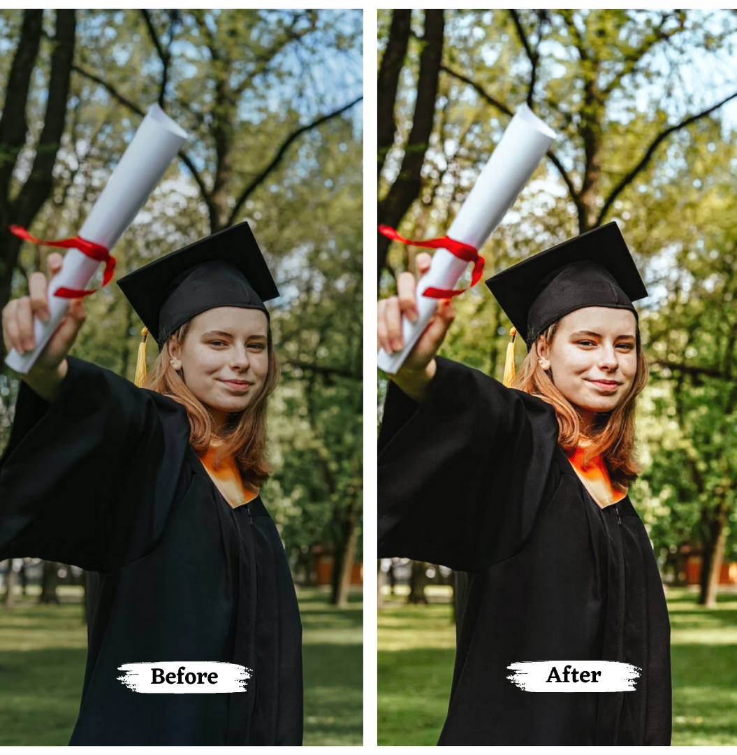 12 Best Graduation Presets For Lightroom, Instagram photo filters