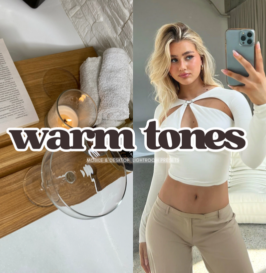 warm tones Lightroom presets