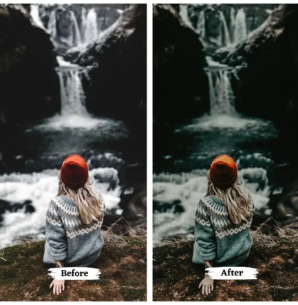 Lightroom Presets for mobile, Travel Presets, Nature Preset, outdoor forest presets, Moody Mountain Nature Preset, Travel Blogger