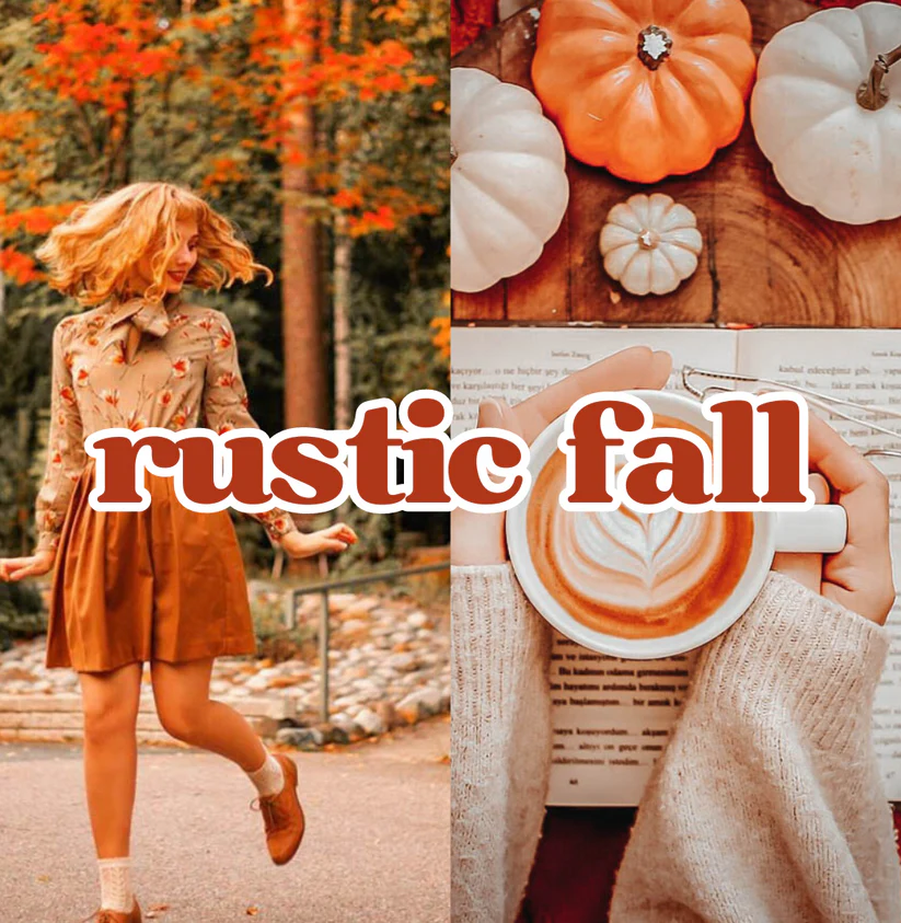 15 Fall Mobile Lightroom Presets, Cozy Autumn Filters for Warm Instagram Photos, Neutral Boho Presets, Rustic Fall Presets, Outdoor Filters