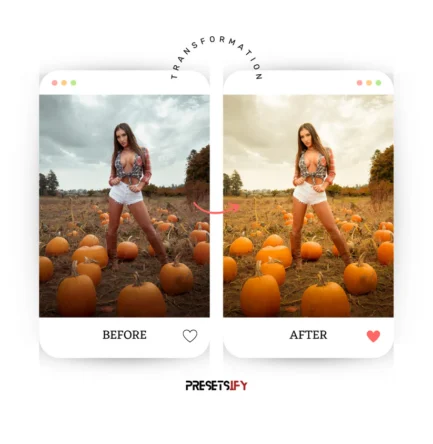 AUTUMN VIBES Lightroom Mobile and Desktop Presets | Fall preset Warm Red Tone orange colors Autumn Bride