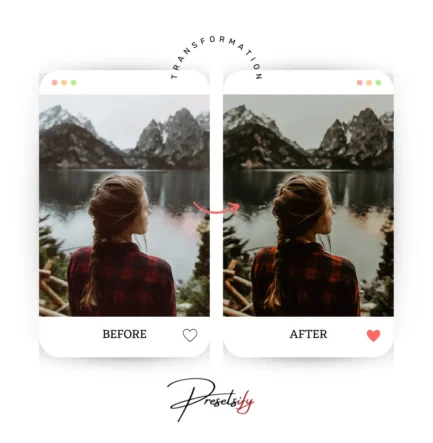 Lightroom Presets for mobile, Travel Presets, Nature Preset, outdoor forest presets, Moody Mountain Nature Preset, Travel Blogger