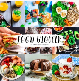 Foody Preset Bundle | One Click Lightroom Presets | Mobile & Desktop | Kodak, FujiFilm, Polaroid, SONY, Food Photography