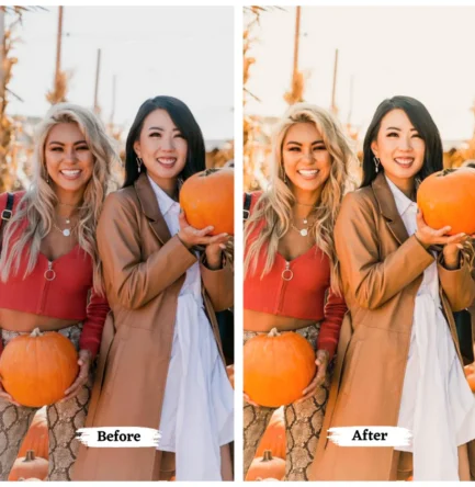 AUTUMN VIBES Lightroom Mobile and Desktop Presets | Fall preset Warm Red Tone orange colors Autumn Bride