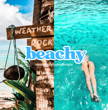 Lightroom Presets Aqua / Blogger Travel Lifestyle Instagram Influencer Preset for Summer Vacation Travel Lifestyle Fashion Blog