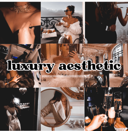 Lightroom Mobile & Desktop Presets DELUXE, Minimal Fashion Presets, Luxury Instagram Filter, Aesthetic Glamour Tones