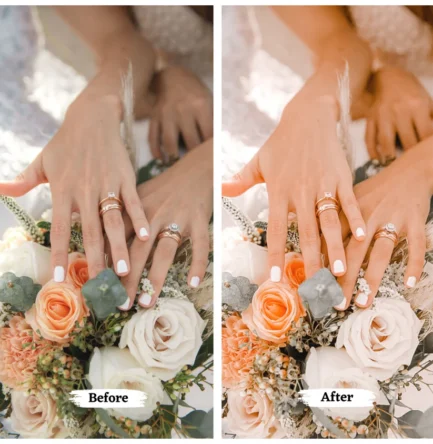 Bright Elegant Wedding Presets, Couple Preset, Light airy