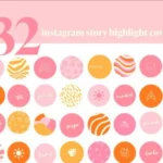 Pink Funky Instagram Highlight Covers