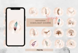 Spring Instagram Highlight Covers Pink Instagram Highlight Icons Pastel Pink Instagram Covers Spring Story Highlight Icons Pink Aesthetic Highlight Covers Spring Instagram Story Icons Feminine Instagram Highlight Covers Pink Floral Instagram Covers Instagram Highlights Spring Pink