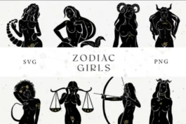 12 Zodiac Clipart Girls Astrology Icons Zodiac Signs Zodiac Sign Clipart Zodiac Girls Icons Set Astrology Illustrations for Zodiac Horoscope Signs Clipart Zodiac Icons for Aries, Taurus, Gemini Zodiac Astrology Clipart Set