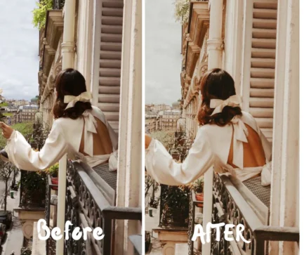 PARISIAN AESTHETIC Lightroom Presets, Paris Instagram Presets, Natural Blogger Presets, Travel Presets for Influencer, Mobile & Desktop