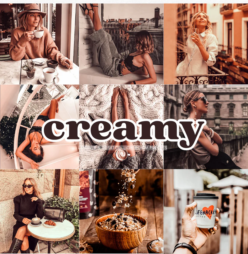 Add a soft, dreamy aesthetic to your photos with our Creamy Lightroom Presets. Perfect for lifestyle, portrait, and wedding photography,